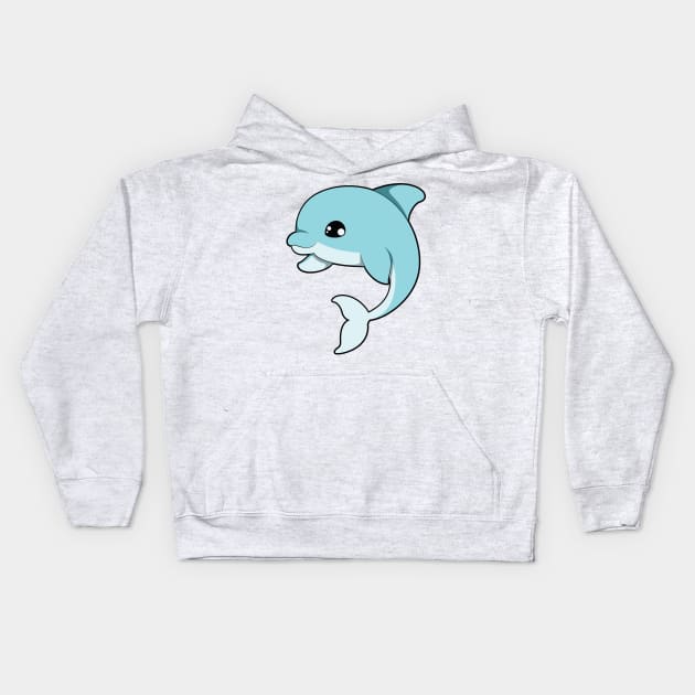 Dolphin Kids Hoodie by MyBeautifulFiles